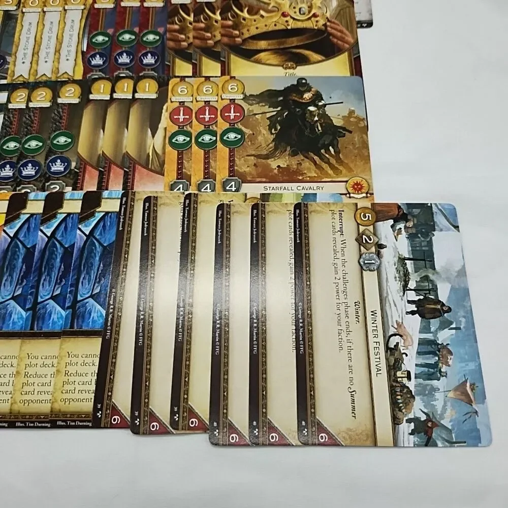 *No Box* Called To Arms Game Of Thrones LCG Expansion War Of Five Kings Pack 2